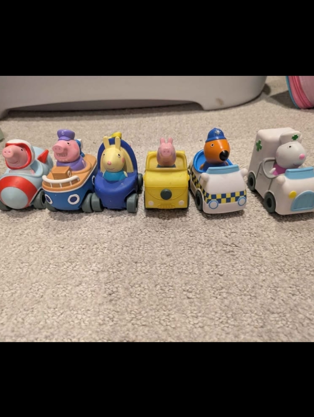 Peppa Pig Multicolor Push & Roll Character Vehicles Set